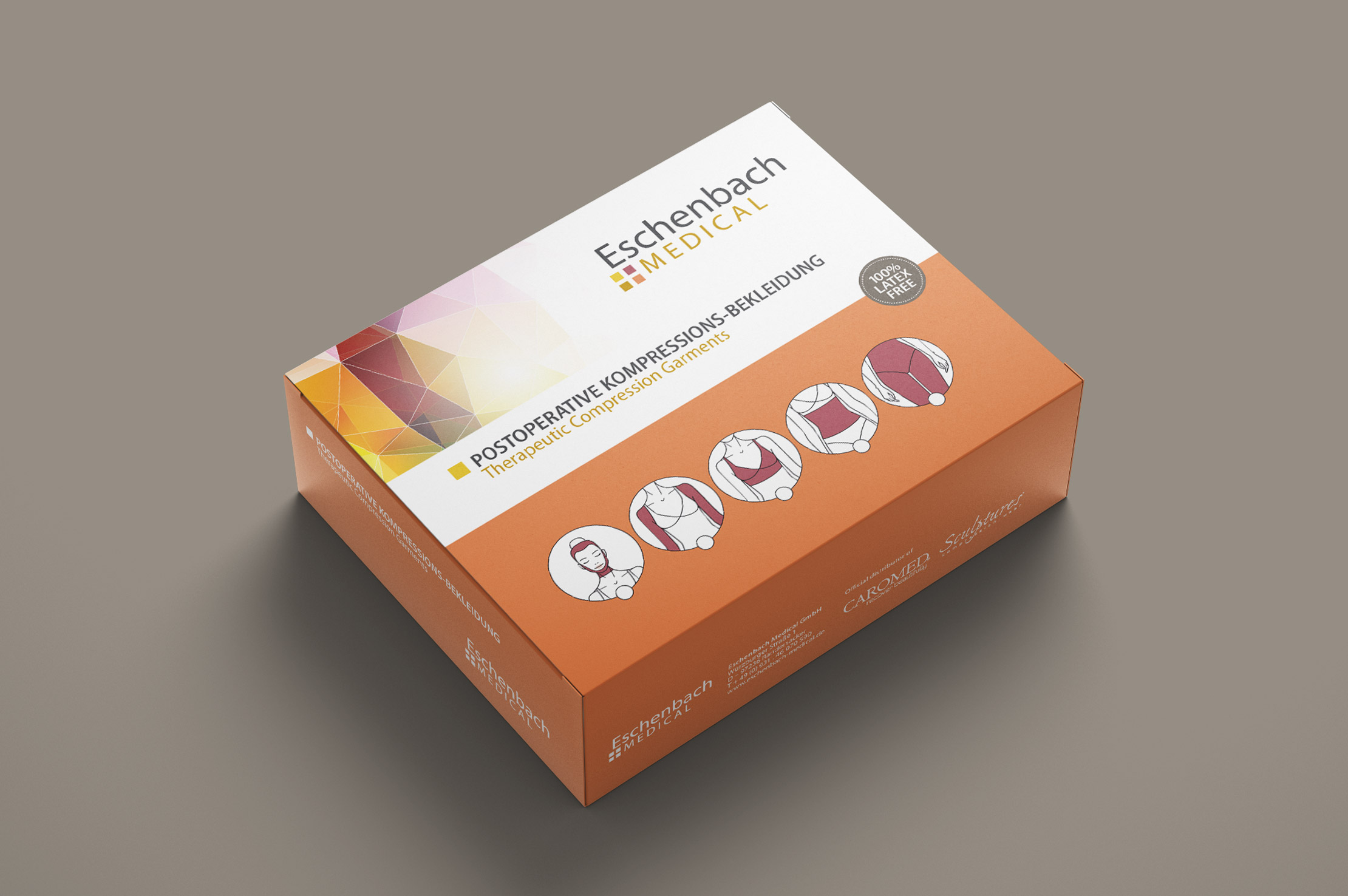 Gestaltung einer Verpackung für Eschenbach Medical Gestaltung einer Verpackung für Eschenbach Medical