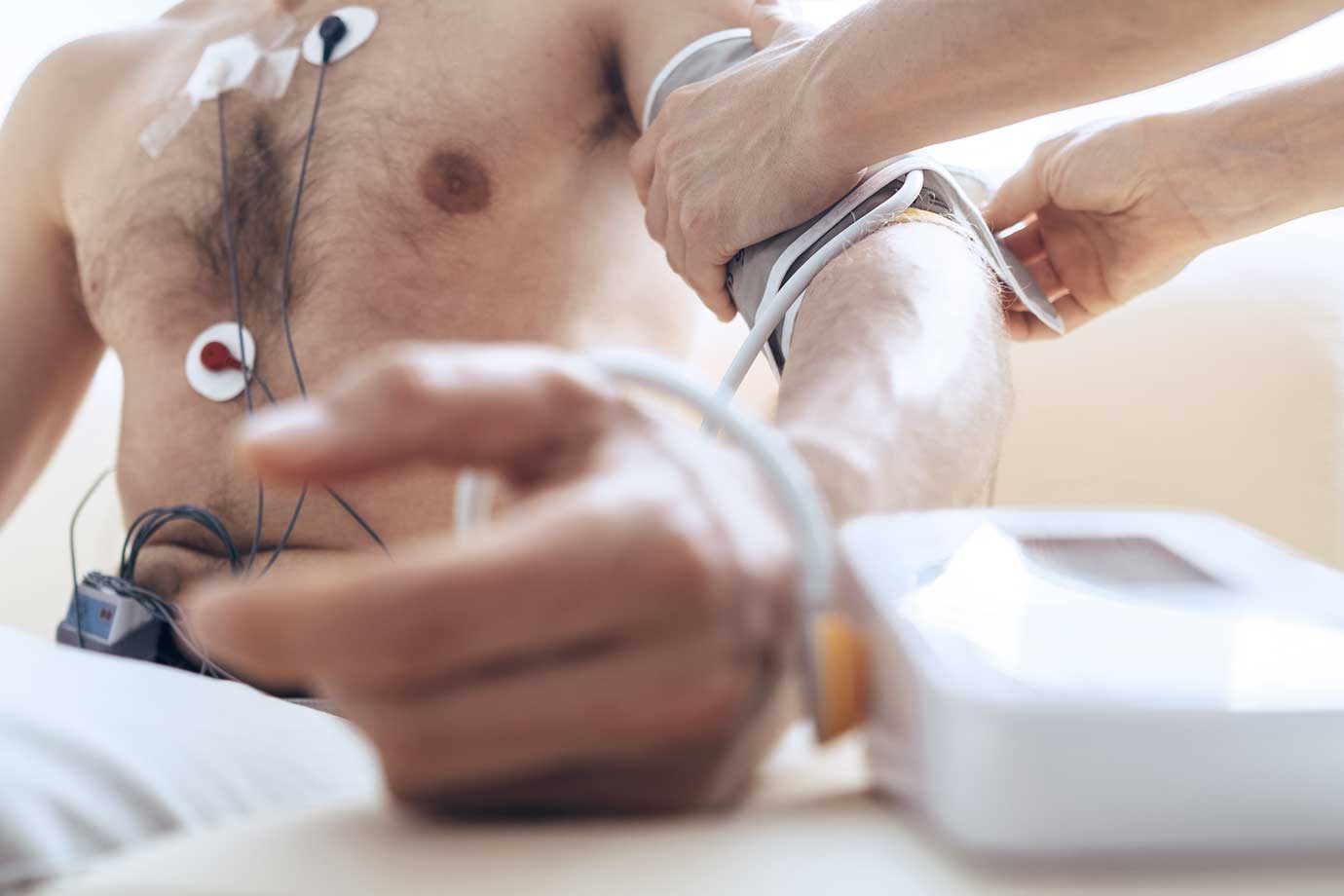 Fotoaufnahme: EKG in der Praxis EKG in der Praxis