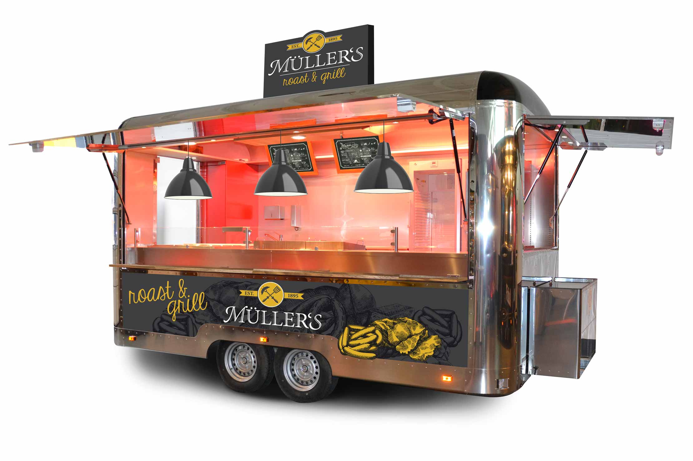 Müller's Roast & Grill: Verkaufswagen