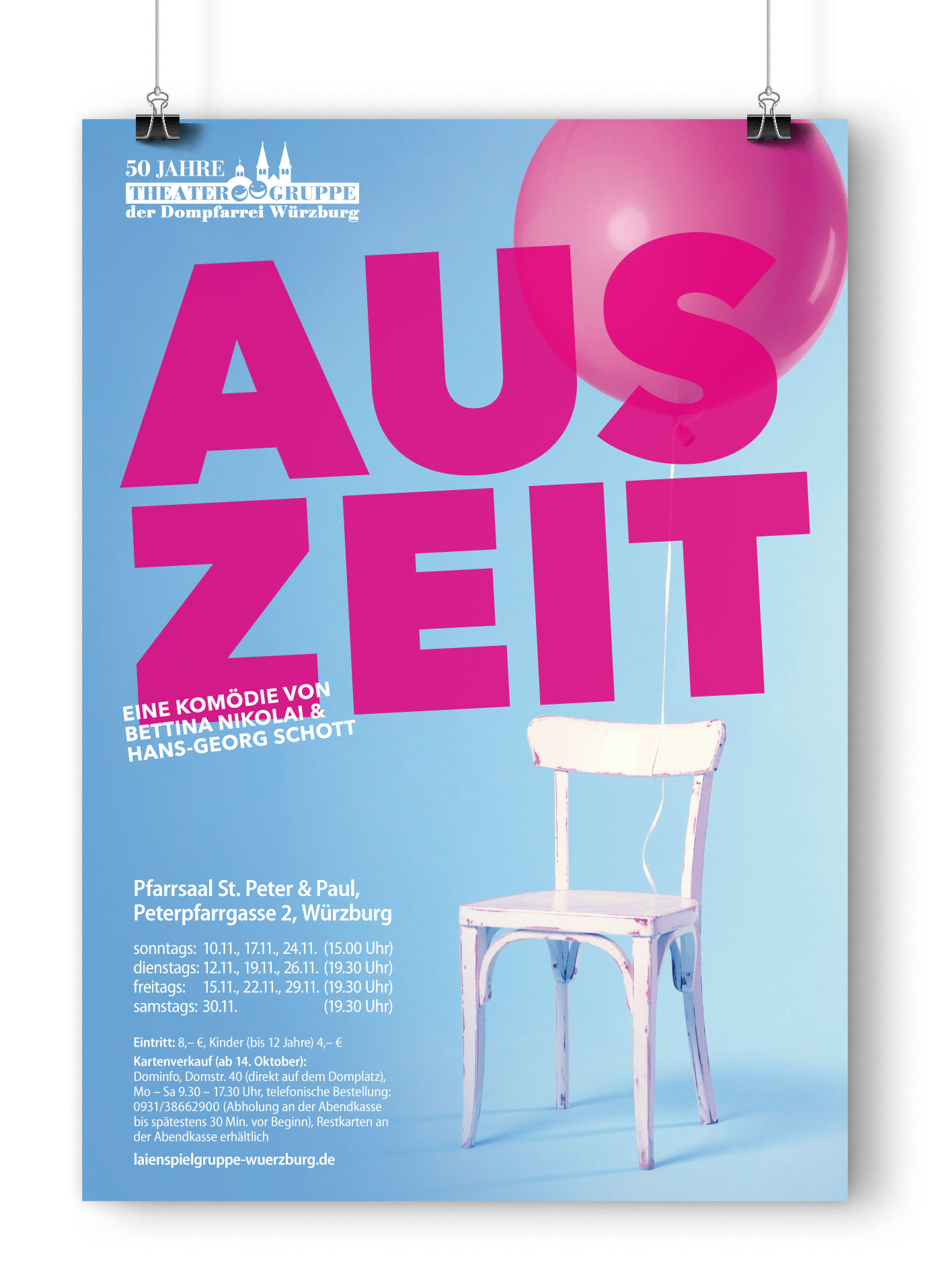 Theaterplakat, Gestaltung von Buero Maiwald