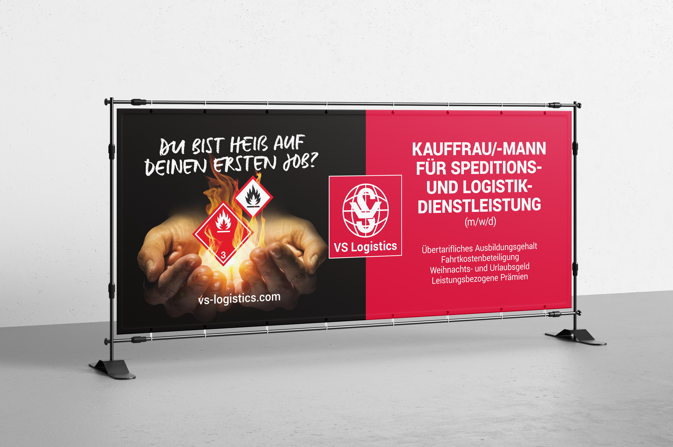 Design Banner für VS Logistics, Azubi-Kampagne