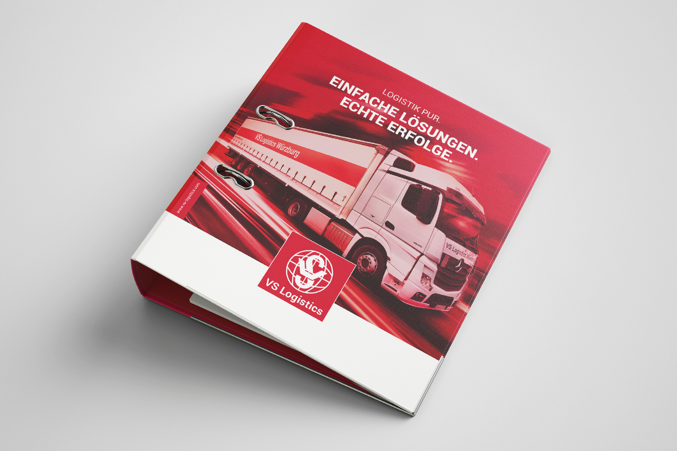 VS Logistics Würzburg Gestaltung Ordner by Buero Maiwald