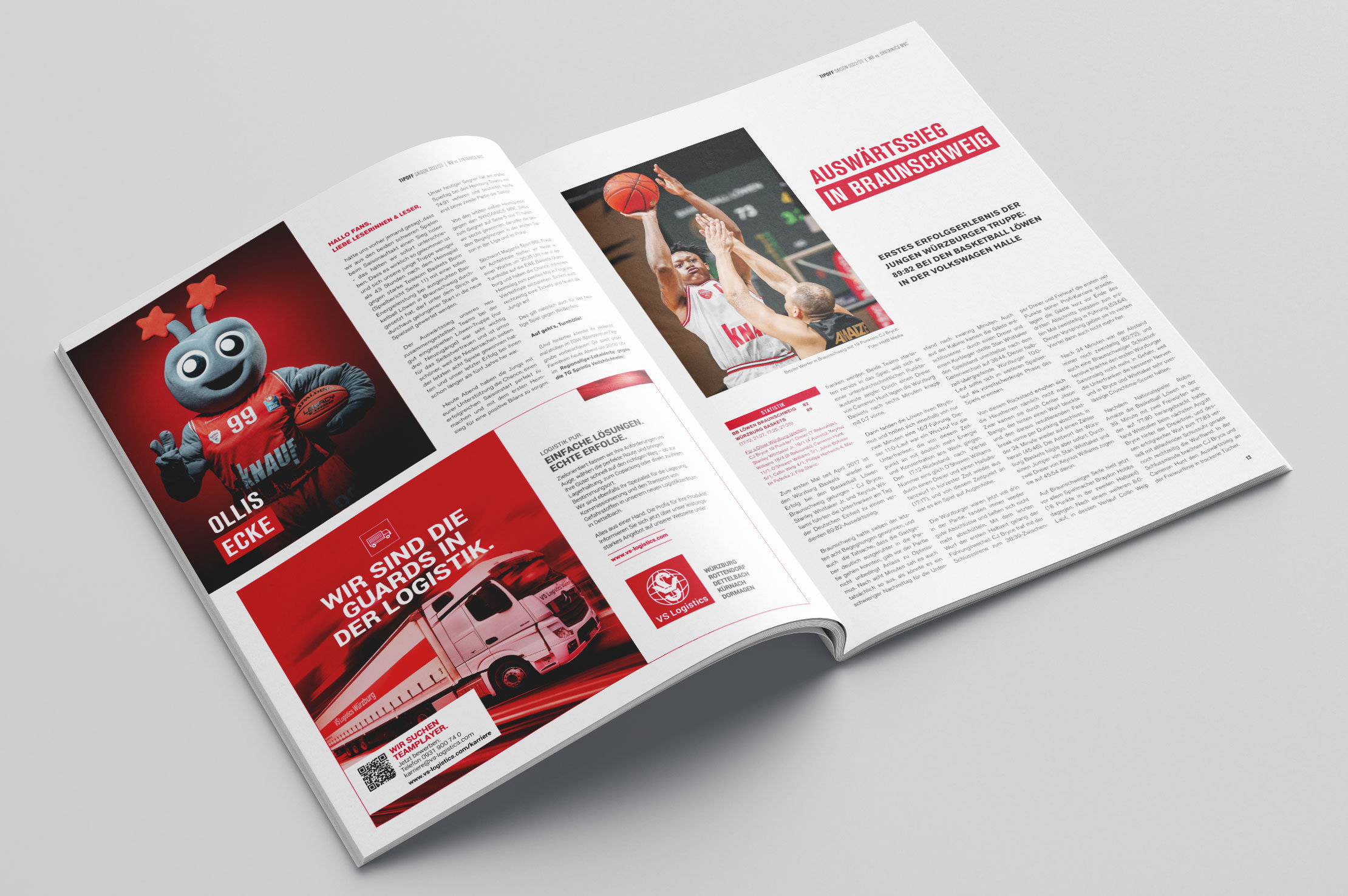 VS Logistics Anzeigengestaltung by Buero Maiwald