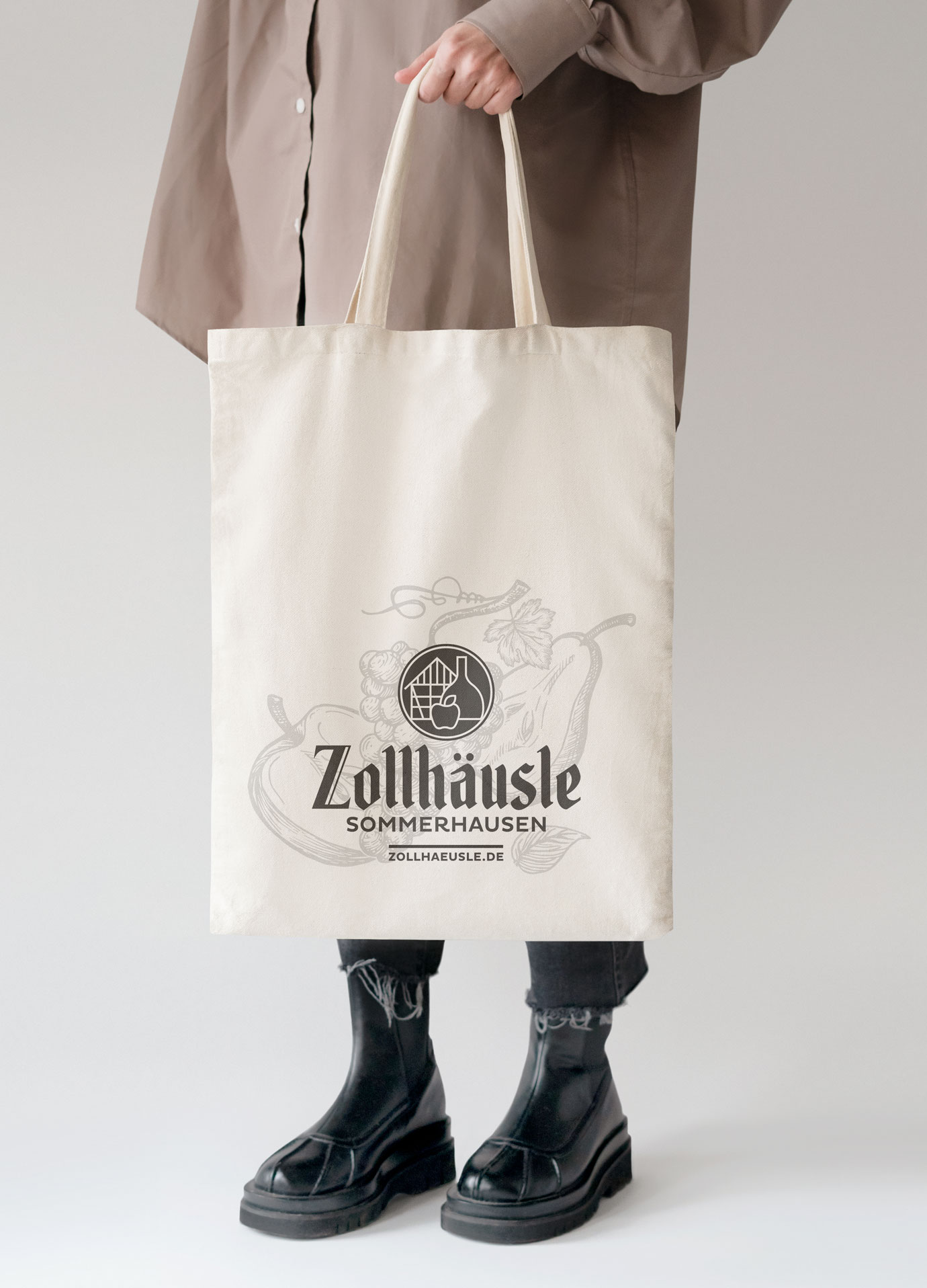 Zollhäusle Sommerhausen: Design für Shoppingbag