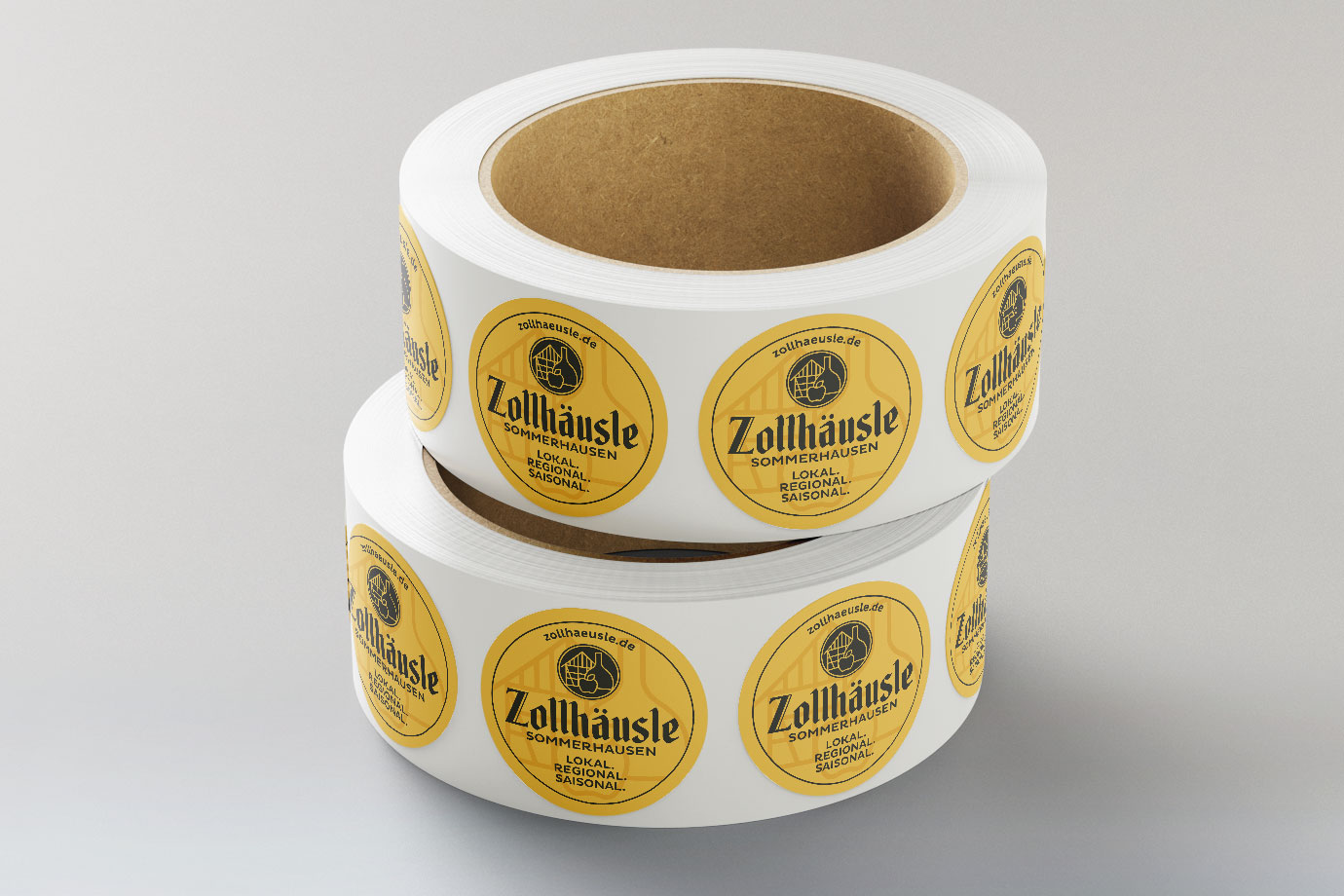 Zollhäusle Sommerhausen: Gestaltung Aufkleber