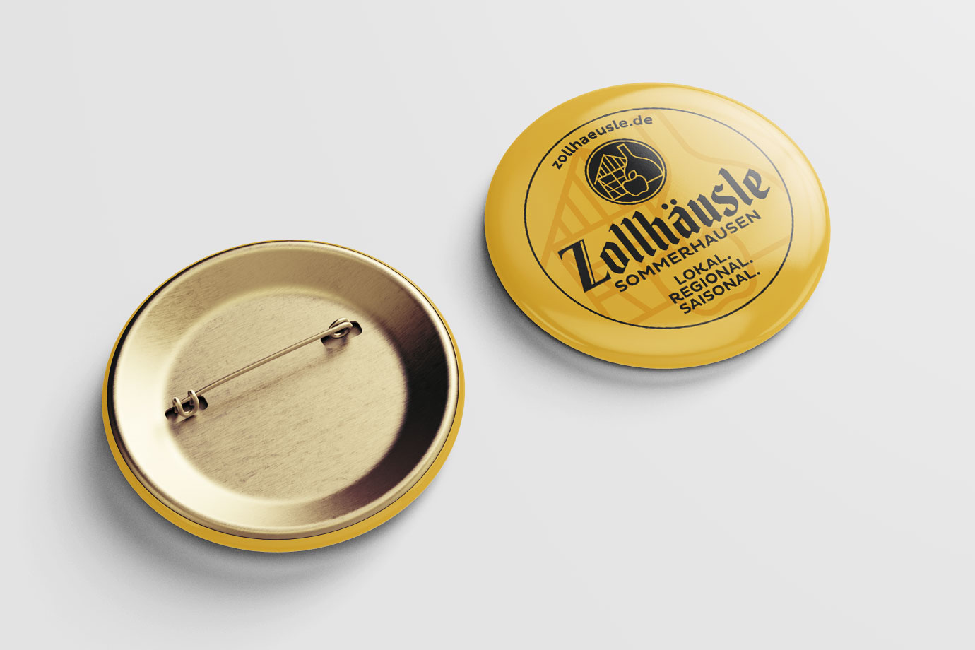 Zollhäusle Sommerhausen: Gestaltung Button
